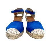 EMMA | Espadrille Bleu à Talon