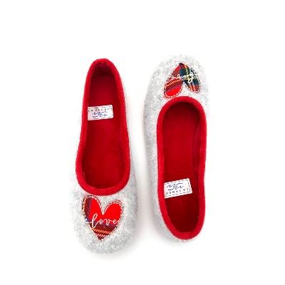 Chausson Ballerine coeur