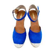 EMMA | Espadrille Bleu à Talon