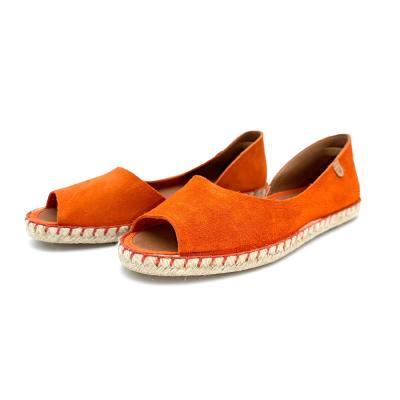 VERBENAS | Espadrille fendue orange